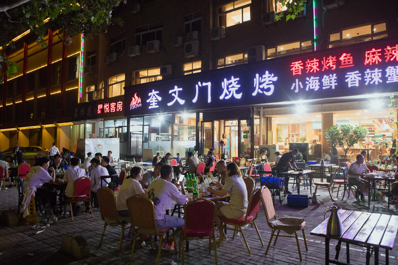 潍坊夜经济美食地图打卡烧烤撸串1