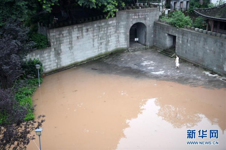 （防汛抗洪）（3）重庆：千年古镇磁器口部分受淹