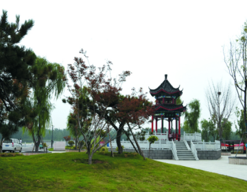 济宁市兖州区泗河景观带扮靓绿色生活