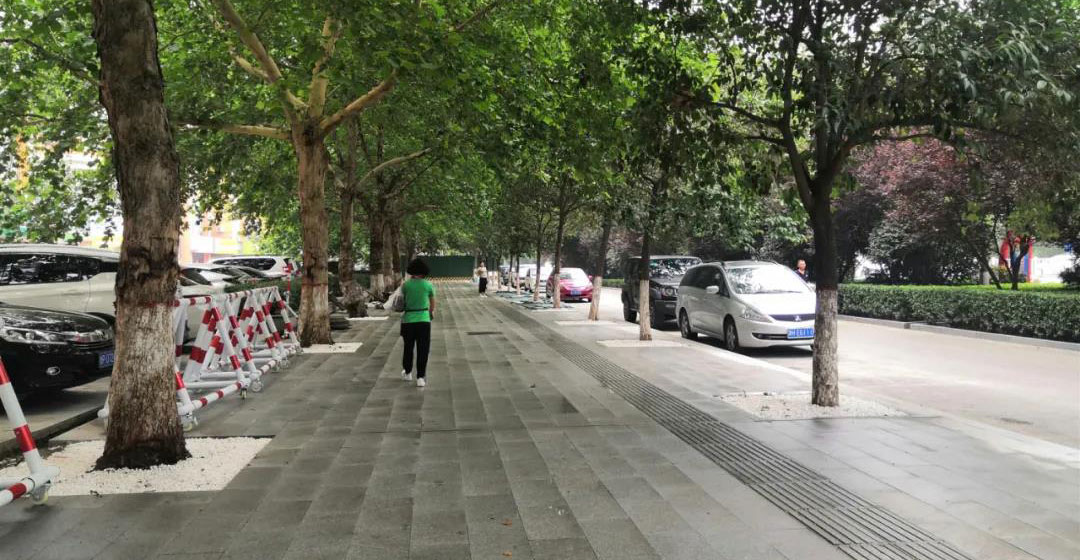 聊城东昌路人行道提升改造工程最新进展