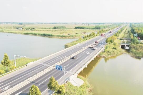 G233克黄线高青黄河浮桥至寿高路口段正式通车