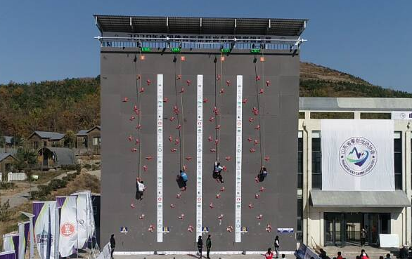 山东省攀岩锦标赛在日照举行