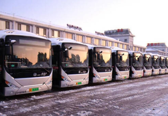 文登首批新能源纯电动空调公交车上线运营