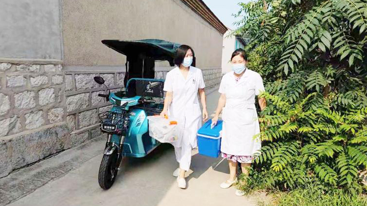 淄博桓台打造三轮车上的“疫苗接种突击队”