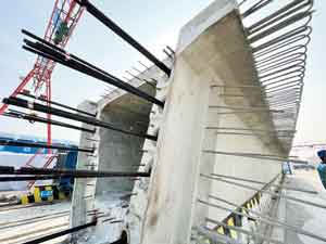 淄博首次在桥梁建设中采用预制装配式施工技术