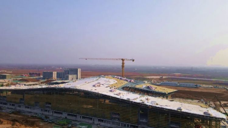 济宁新机场项目已初具雏形，航站楼主体已完工