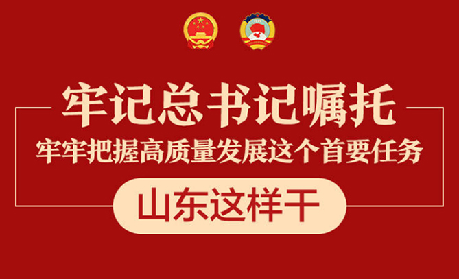 长图丨牢记总书记嘱托，牢牢把握高质量发展这个首要任务，山东这样干