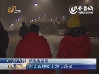 新春走基层：为让百姓吃上放心蔬菜