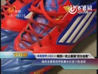 再看西甲（二）梅西：史上最强“百分金靴”