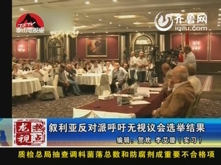 龙视热点：叙利亚反对派呼吁无视议会选举结果