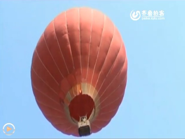 山东滨州摄影师租热气球航拍美丽家乡