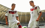 巴西世界杯：德国队新主场球衣正式发布