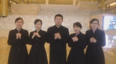 山东省聋人协会主席张莉女士手语拜年送祝福_