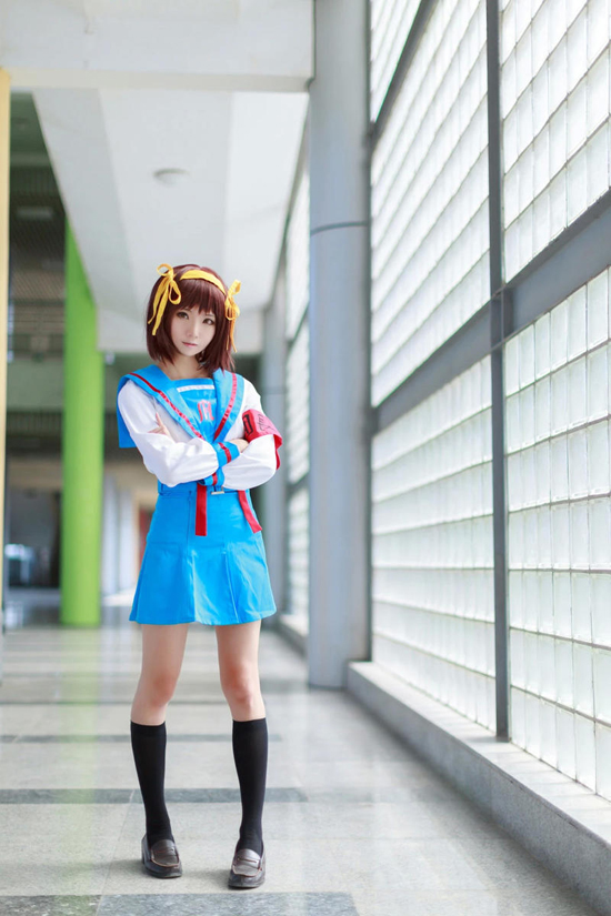《凉宫春日的忧郁》超萌cos_cosplay_动漫