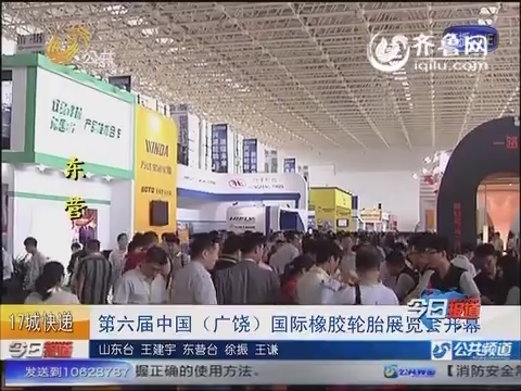 东营：第六届中国(广饶)国际橡胶轮胎展览会开幕