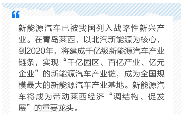 莱西崛起千亿级新能源汽车产业圈