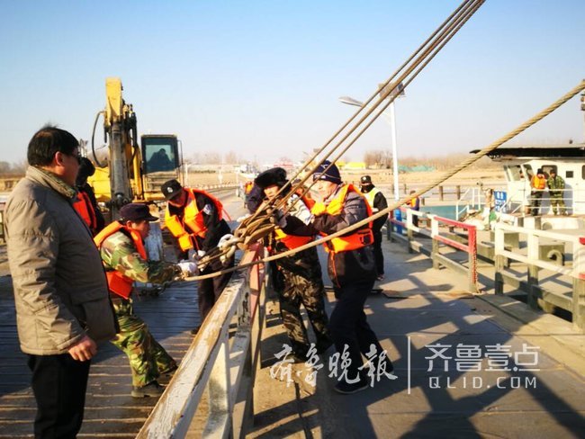 濟南黃河防凌已拆除5座浮橋，還有1座正在拆