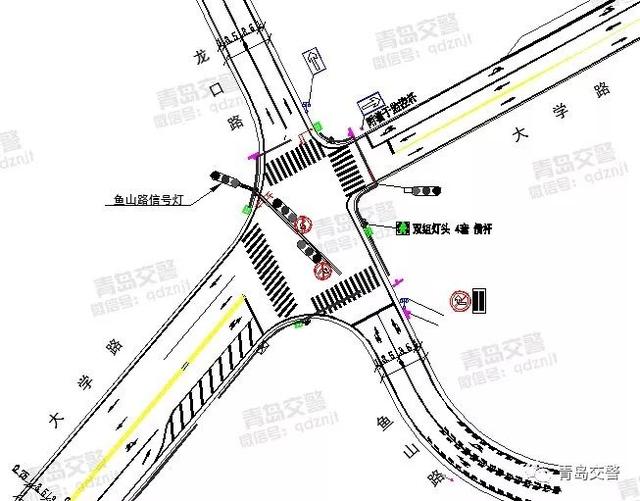 青島沿海一線交通調(diào)流 22日開始抓拍闖單行線