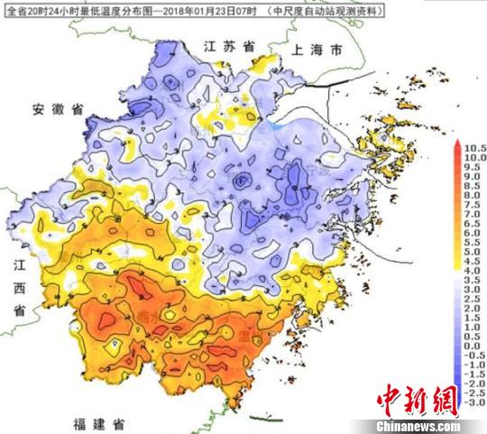 浙江25日起迎強降雪天氣 降溫幅度可達6至8℃