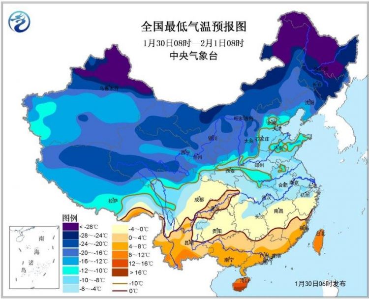 氣象臺發布寒潮預警 中東部氣溫將持續偏低狀態