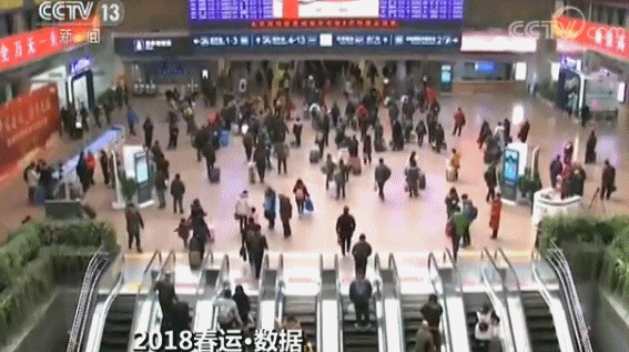 春运客流高峰在哪天? 大数据看流动的中国