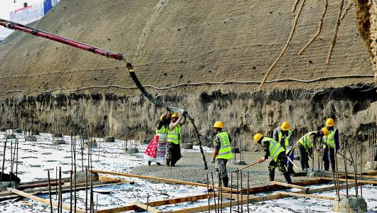 濰坊高鐵北站站前廣場建設加快推進