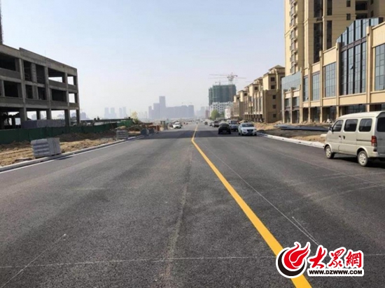 日照又一條南北向道路完成拓寬改造