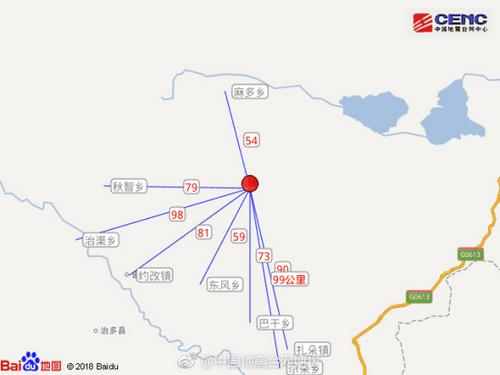 青海玉樹稱多縣發(fā)生5.3級(jí)地震 震中位于高原無人區(qū)