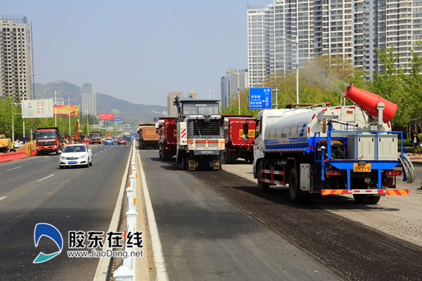 煙臺市區多條道路施工 交警發布交通預警誘導方案