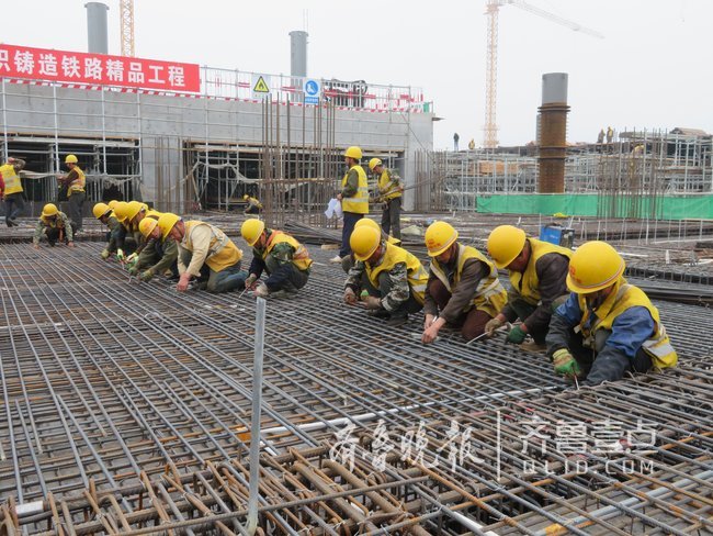 青島新西站主體澆筑完成，系青連鐵路最大規(guī)模站房