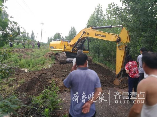 臨沂沂水輝泉村降雨量達328毫米，百畝農田被淹