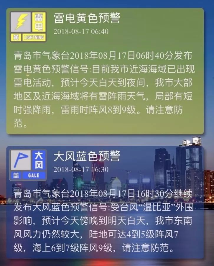 緊急預警！又一臺風要來！9級風+暴雨馬上到青島