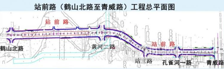 新規(guī)劃:青榮城際鐵路即墨站前路(鶴山北路至青威路)