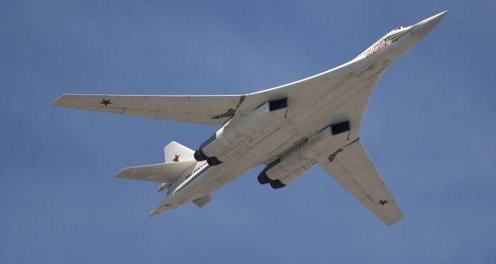 图为俄罗斯图-160战略轰炸机.(图源:俄罗斯卫星通讯社)