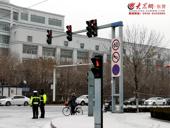 東營今天下雪啦！警惕道路結冰出行注意安全