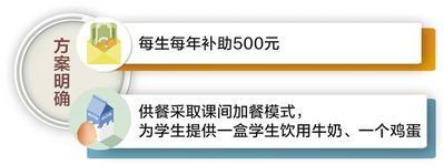 河北全省農村小學生今秋開始將享受免費“營養餐”