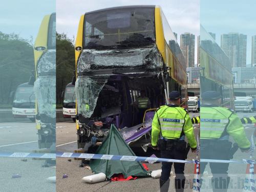 香港發(fā)生巴士與貨車相撞事故 致2人死亡10余人受傷