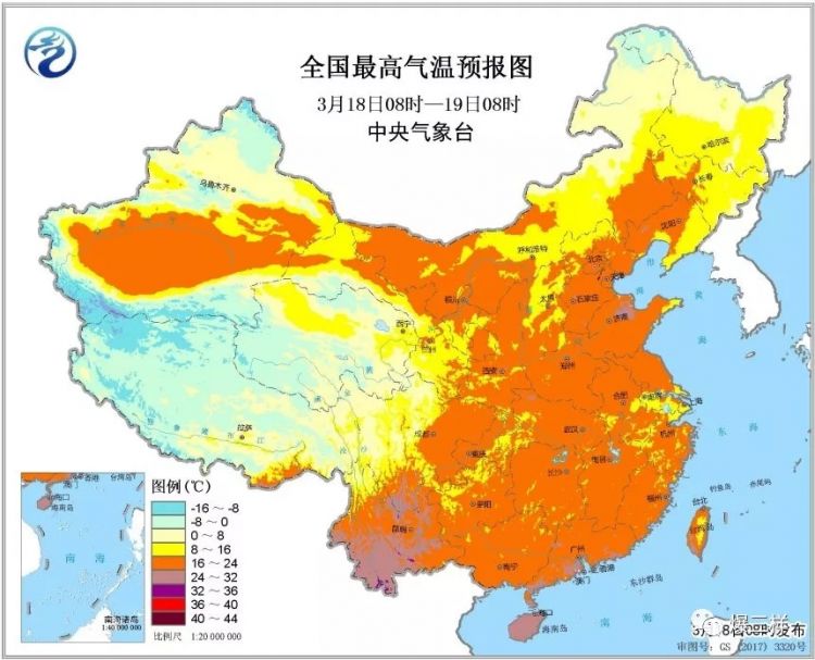 山東本周氣溫先“跳高”再“跳水”！7市發布大風藍色預警，大風沙塵來襲！