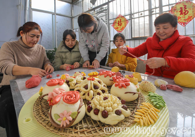 迎春节 蒸花馍_临沂民生_临沂_齐鲁网