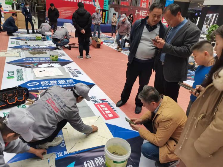 “技能興魯”職業技能鑲貼工大賽在濟南月星家居鳴槍開賽_中國網地產