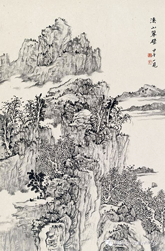 寻回失落的文心 ——读潘一见的山水画   薛永年